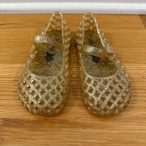 Old Navy Glittery Gold Kids Sandals